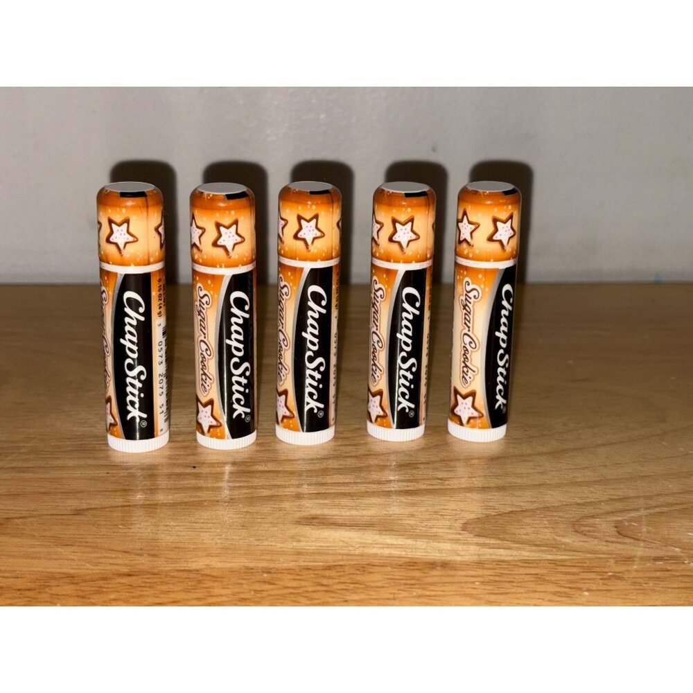 ChapStick Sugar Cookie Limited Edition Lip Balm Set Of 5 Tubes .15 oz New Sealed
